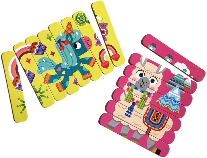 Puzzle-patyki Roter Kafer Cute 16 elementów RK1090-01 (5903858960265) - obraz 3