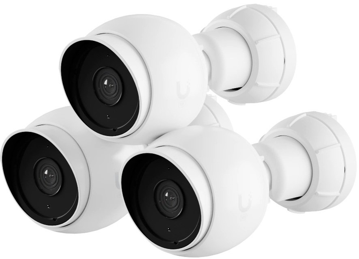 Набір з 3 IP-камер Ubiquiti UniFi G5 Bullet 2K 4MP White (UVC-G5-Bullet-3) - зображення 1