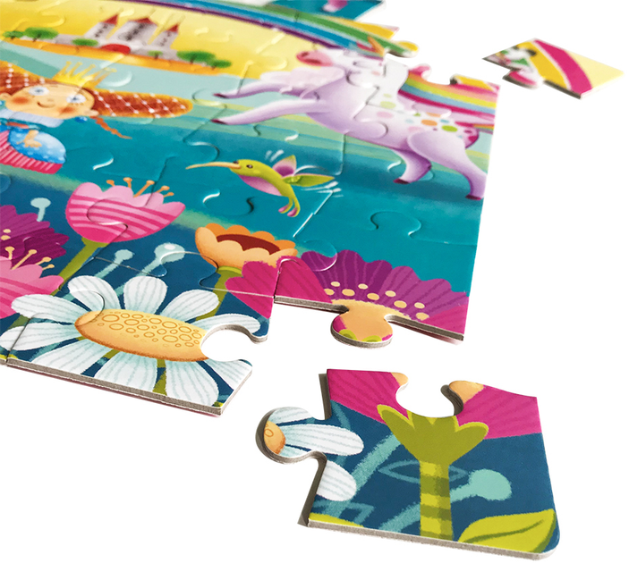 Maxi puzzle Roter Kafer 2 w 1 Jednorożce w tubie 63 elementy RK1080-03 (5903858960302) - obraz 4