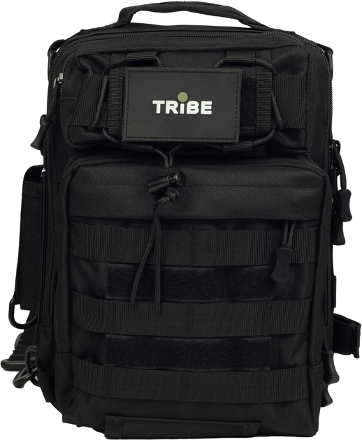 Тактична сумка через плече Tribe Sling Pack 6.5 л Чорна (T-IE-0003-black) - зображення 2