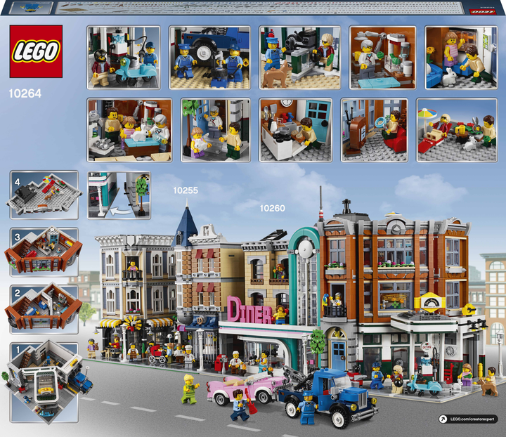 Zestaw klocków LEGO Creator Expert Garaż na rogu 2569 elementów (10264) - obraz 8