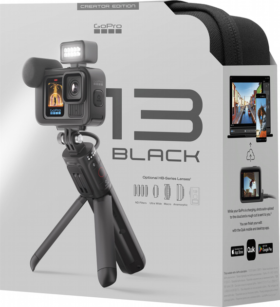 GoPro - ケンタ様 gopro Видеокамера GoPro HERO13 Black Creator Edition (CHDFB-131-EU