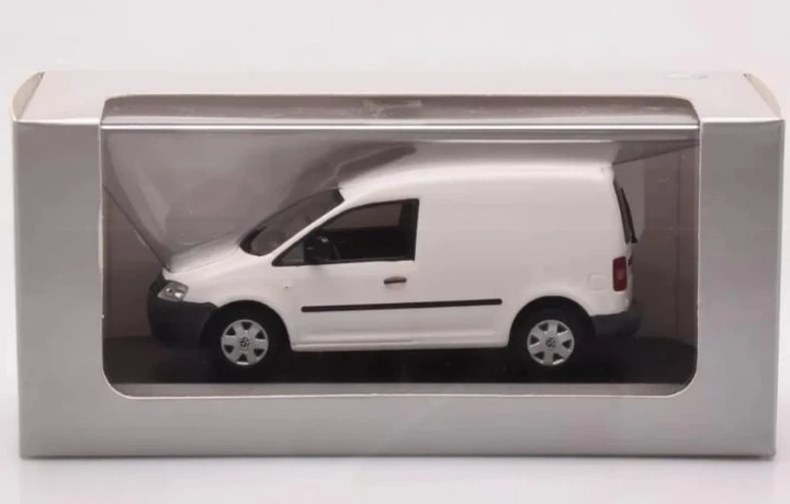 Модель автомобиля Volkswagen Caddy (2K) Kasten White, Scale 1:43