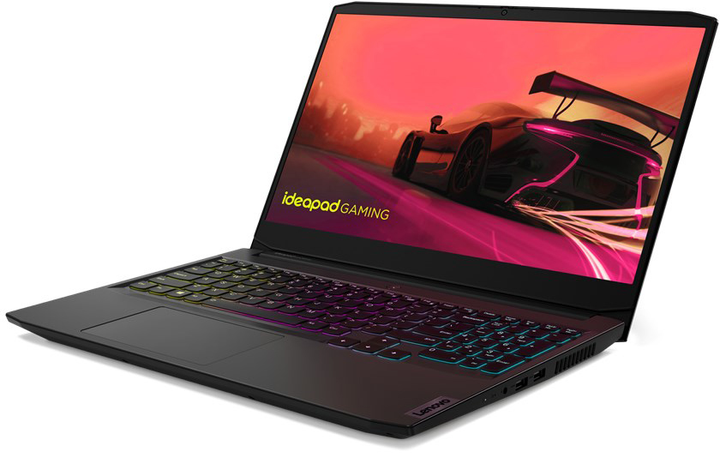 Laptop Lenovo IdeaPad Gaming 3 15ACH6 (82K2027ARM) Shadow Black - obraz 2