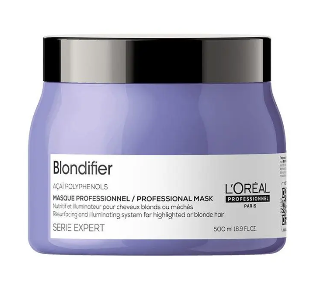 Маска для блиску і захисту волосся блонд L’Oréal Professionnel Blondifier 500 мл - Фото 1 Маска для блиску і захисту волосся блонд L’Oréal Professionnel Blondifier 500 мл - зображення 1