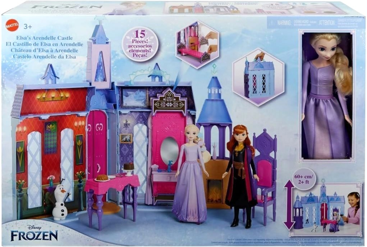 Lalka z akcesoriami Mattel Disney Kraina Lodu Zamek Arendelle HLW61 29 cm (0194735120727) - obraz 1