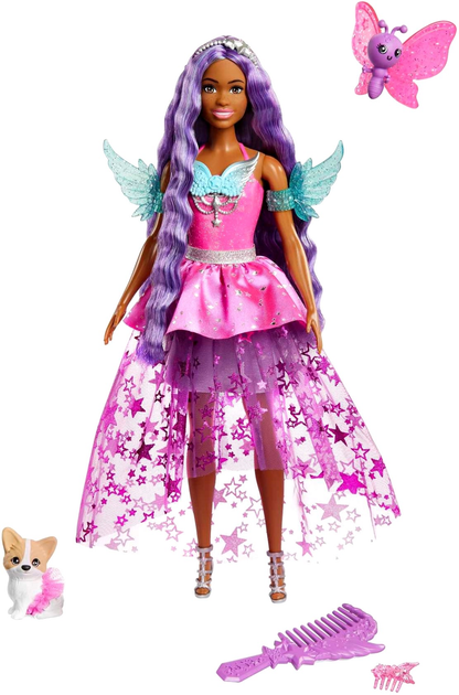 Лялька з аксесуарами Mattel Barbie A Touch of Magic Бруклін з тваринами (0194735277605) - зображення 2