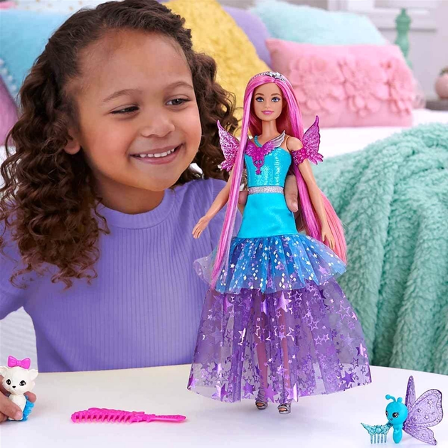 Lalka filmowa Mattel Barbie Malibu Szczypta Magii Roberts ze zwierzątkami JCW48 29 cm (0194735277650) - obraz 6