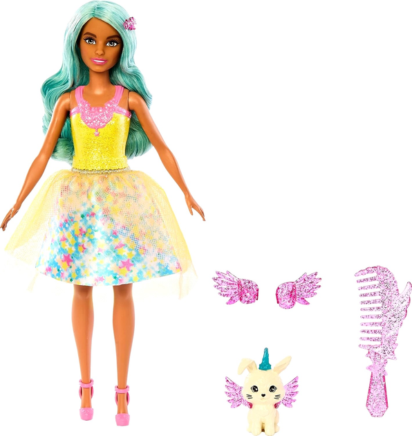 Лялька з аксесуарами Mattel Barbie A Touch Of Magic Тереза з кроликом 29 см (0194735277735) - зображення 6
