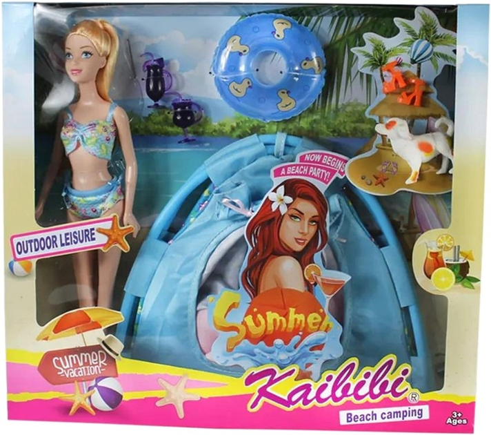 Lalka Ciuciubabka Relaks na plaży z pupilem 28 cm (5901384729981) - obraz 1