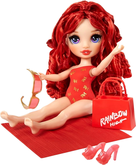 Lalka MGA Rainbow High Swim and Style Fashion Doll Ruby Anderson 28 cm (0035051507277) - obraz 5