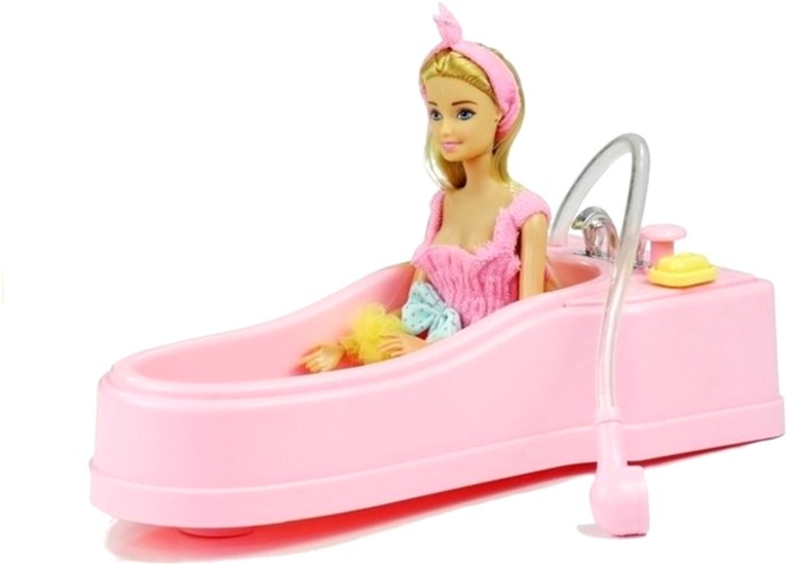 Лялька з аксесуарами LEAN Toys у ванній 30 см (5902808153764) - зображення 4