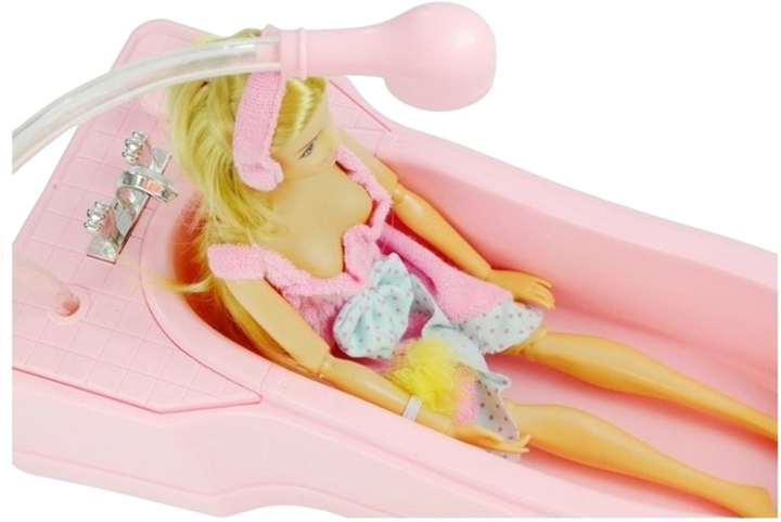 Лялька з аксесуарами LEAN Toys у ванній 30 см (5902808153764) - зображення 5