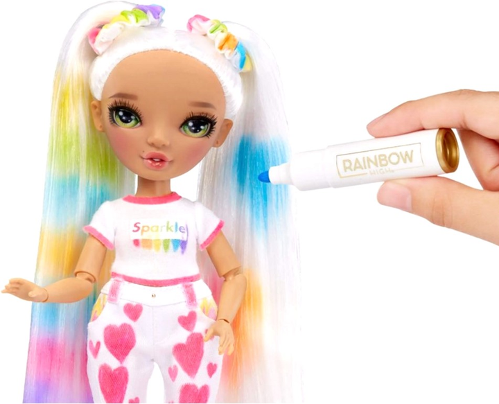 Лялька MGA Rainbow High Color and Create із зеленими очима 28 см (0035051500407) - зображення 3
