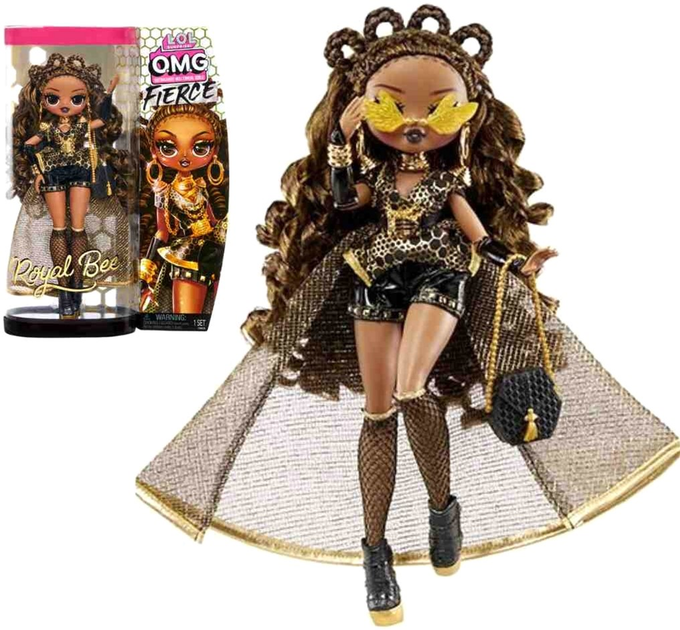 Lalka MGA L.O.L. Surprise 707 OMG Fierce Dolls Royal Bee 29 cm (0035051585251) - obraz 1