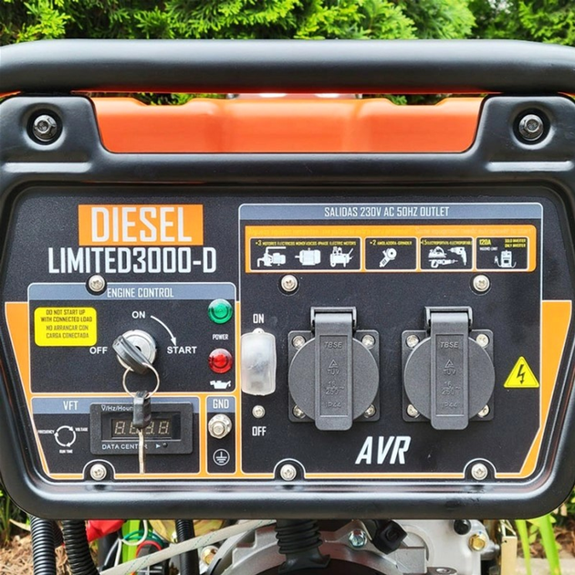 Генератор дизельний GENERGY Limited 3000D 2.8/3 кВт електричний пуск AVR (240332090) - зображення 8