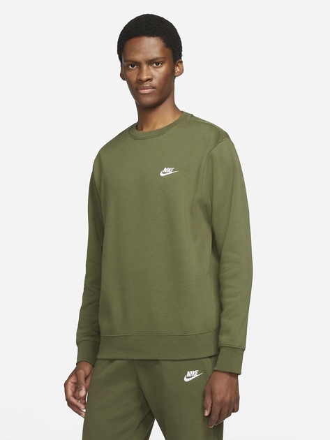 Bluza Nike Club Crew BV2662-327 M Rough Green/White (195238899721) - obraz 1