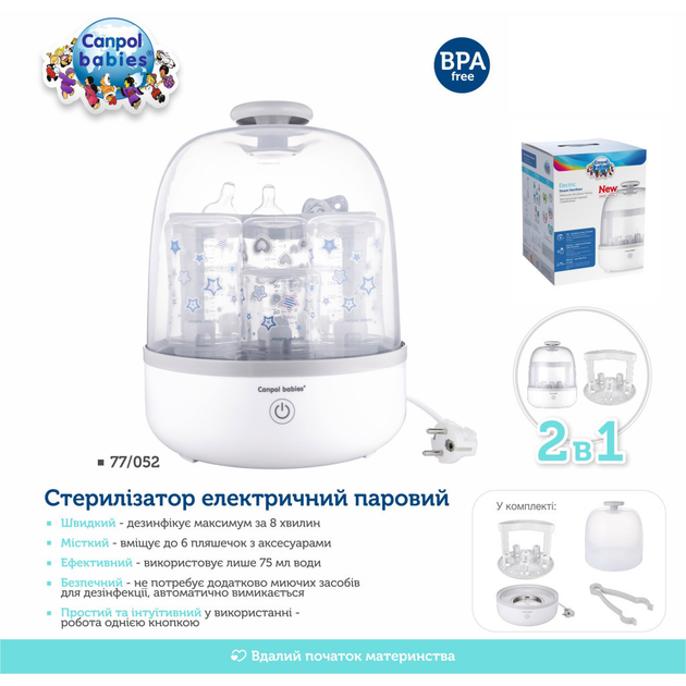 Стерилізатор Canpol babies паровий (77/052) - зображення 3