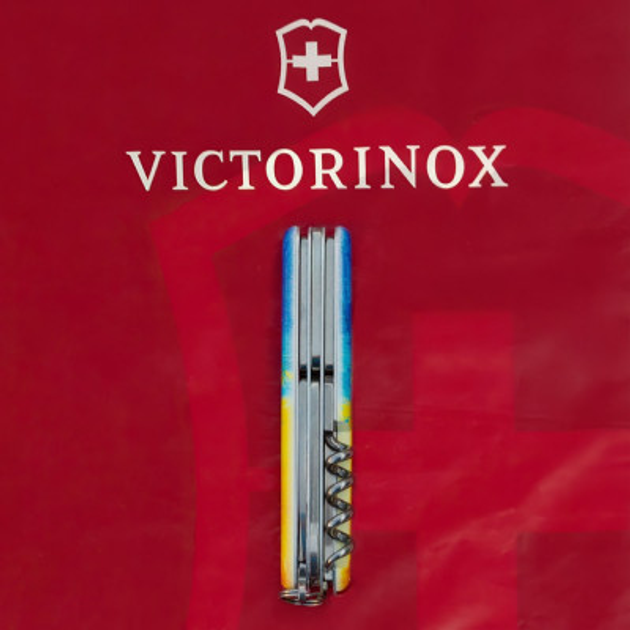 Нож Victorinox Climber Ukraine Жовто-синій малюнок (1.3703.7_T3100p) - изображение 2