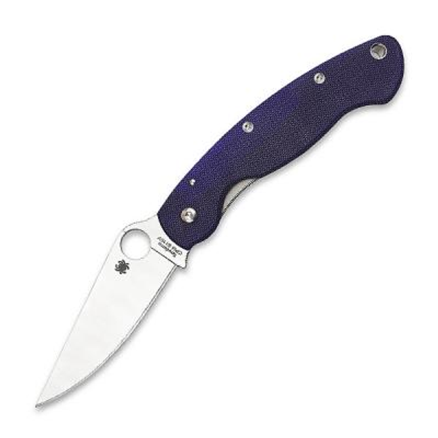 Ніж Spyderco Military, S110V, синий (C36GPDBL) - зображення 1