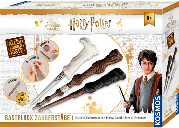 Zestaw dla lepienia Kosmos Harry Potter magiczne różdżki (4002051604653) - obraz 1