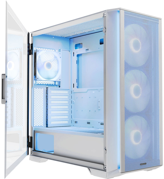 Obudowa Modecom Horizon ARGB Flow Midi White (AT-HORIZON-MG-ARGB-20-000000-0002) - obraz 4