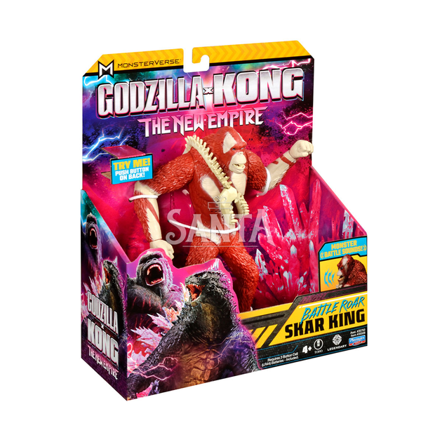 Игровая фигурка Godzilla and Kong - Скар Кинг гигант с оружием 18см шарнирная звук (35508G) - Фото 4 Игровая фигурка Godzilla and Kong - Скар Кинг гигант с оружием 18см шарнирная звук (35508G) - изображение 4