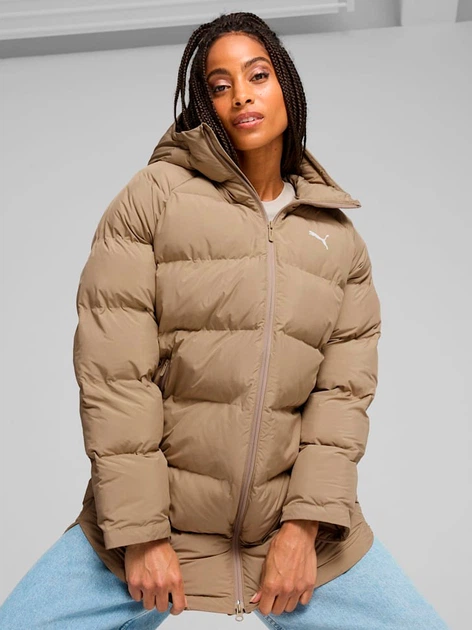 チュンガ★ Куртка зимова жіноча Puma Mono Parka 62648267 XL Бежева