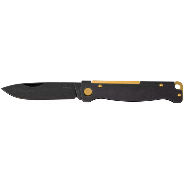 Нож Boker Plus Atlas Stonewash Brass (m416547) - изображение 1