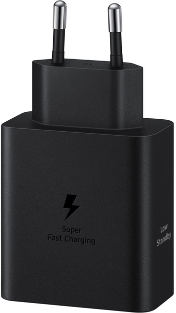 Мережевий зарядний пристрій Samsung 50 Вт Power Adapter Type-C Cable Black (EP-T5020XBEGEU) - зображення 2