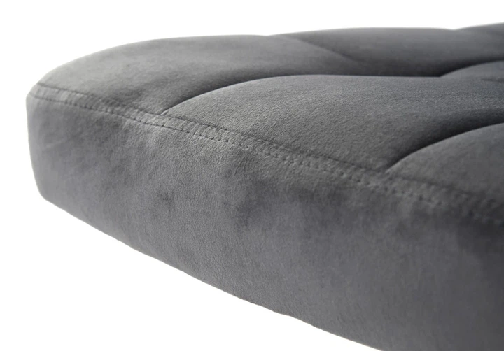 Барний стілець OTE Kappa Velvet 42 x 37 x 116 см Сірий (5908221408665) - зображення 8