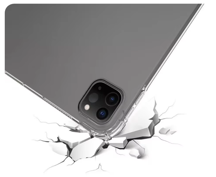Чехол-накладка CDK для Apple iPad Pro 11" M5 2025 | Silicone Corner Air Bag Слот под Стилус (017970) (clear) - изображение 5