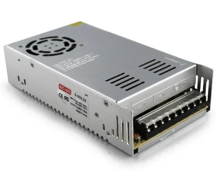 Адаптер блок питания Weho S-500-24 24V 20A, металлический корпус TB ...