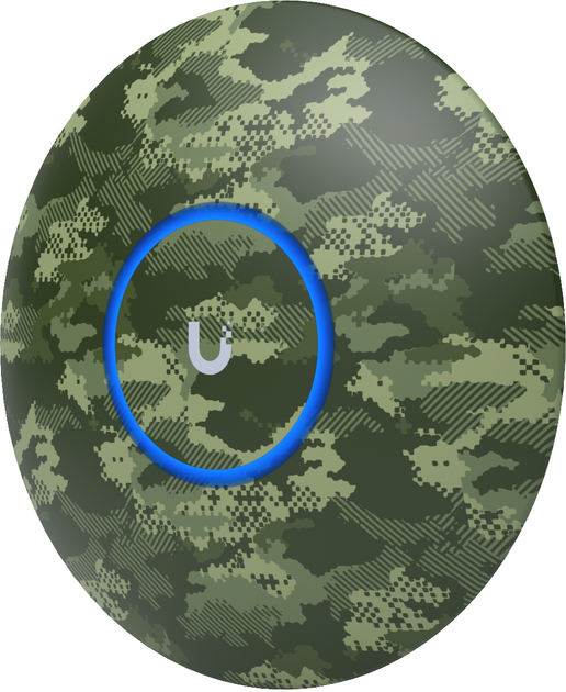 Набір з 3 корпусів для точок доступу Ubiquiti UniFi U6+ Cover Camo (nHD-cover-Camo-3) - зображення 2