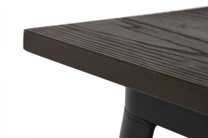 Stół OTE Altea loft metal + drewno 70 x 70 x 77.5 cm (5908221407910) - obraz 6