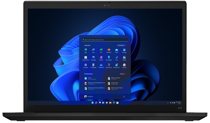 Ноутбук Lenovo ThinkPad X13 G3 (21AXS0U70K) Thunder Black - зображення 1