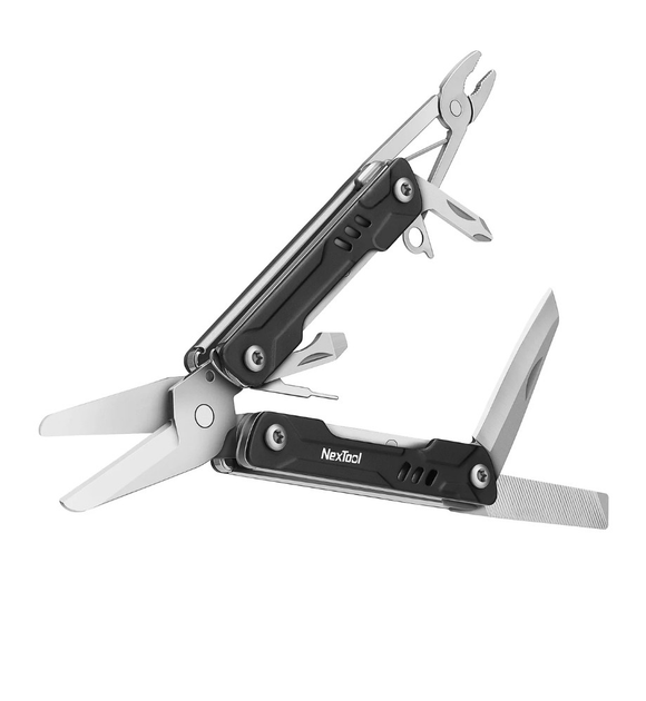 Мультитул Nextool Mini Sailor NE20237 (10 инструментов, мультитул брелок, нержавеющая сталь, отвертка, плоскогубцы, ножницы, нож) - изображение 3
