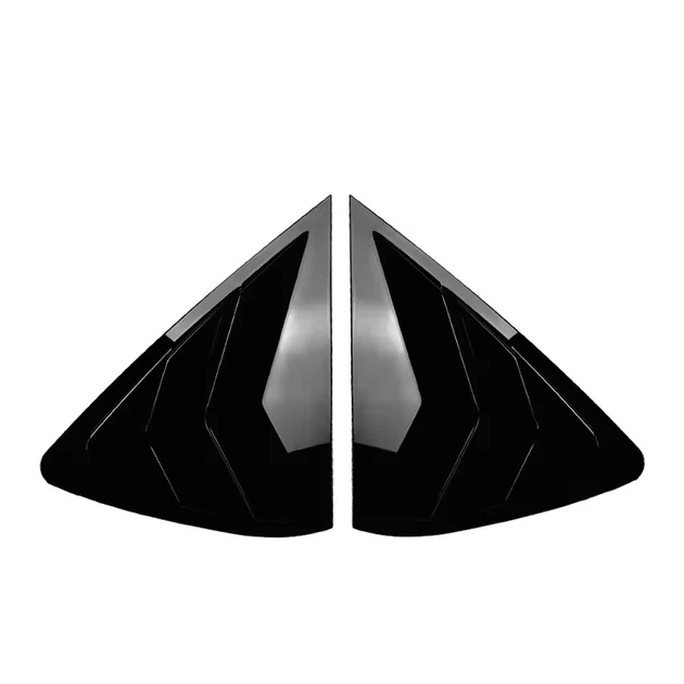 Накладки на окна задней двери BMW X6 F16 2014-2019 уголки жабры 2шт цвет Черный - изображение 10