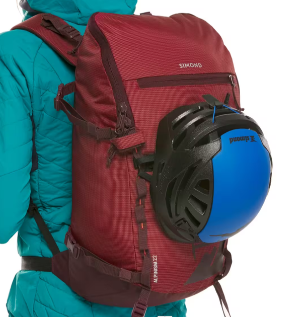 Альпинистский Рюкзак SIMOND Alpinism 22л 53 x 27 x 18 см Бордовый Совместимые с Питьевой Системой - изображение 3