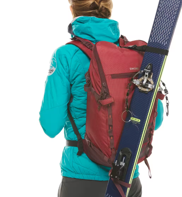 Альпинистский Рюкзак SIMOND Alpinism 22л 53 x 27 x 18 см Бордовый Совместимые с Питьевой Системой - изображение 6