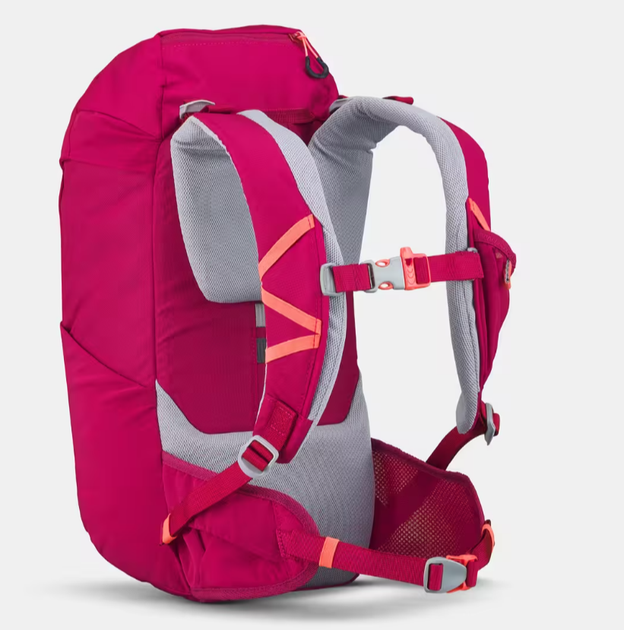 Детский Туристический (Походный) Рюкзак QUECHUA MH500 18л 47 х 20 х 22см Красный - изображение 10
