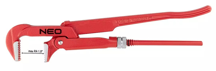 Klucz do rur NEO Tools typ 90 1.0" 330 mm 02-423 (5907558463125) - obraz 7