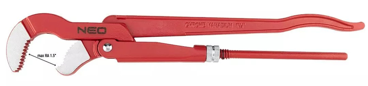 Klucz do rur NEO Tools typ S 1.5" 420 mm 02-421 (5907558463101) - obraz 7