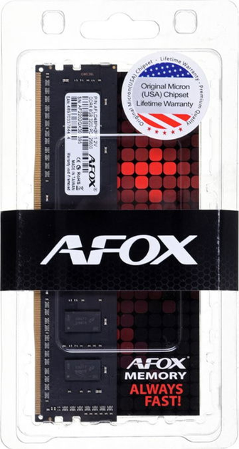 Pamięć RAM AFOX DDR4-2666 16384MB PC4-21300 (AFSD416FH1P) - obraz 2