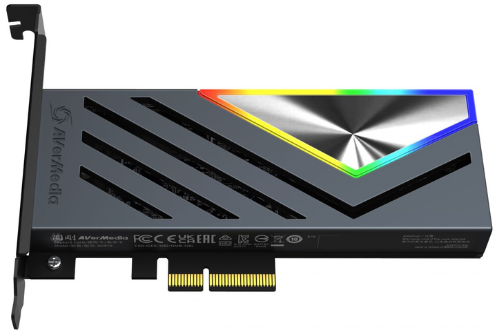 Карта захоплення відео AVerMedia GC575, 2160p144 (pass-through) 2160p60(record), RGB, cіра - изображение 1