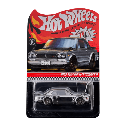 Машинка Premium Hot Wheels 1972 Skyline H/T 2000GT-R Red Line Club