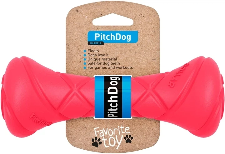 Ігрова гантель для апортування Collar PitchDog 7 см Рожева - зображення 4