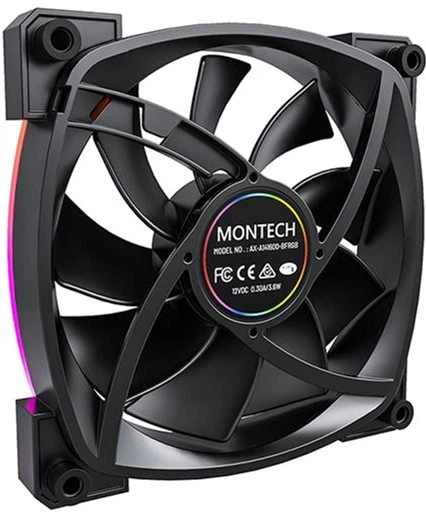 Вентилятор Montech AX140 PWM Black - зображення 4
