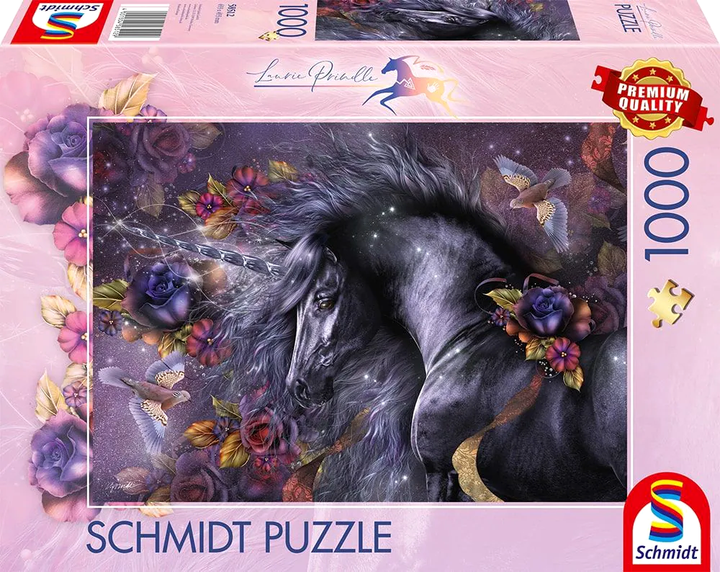 Puzzle Schmidt Laurie Prindle Niebieska róża 69.3 x 49.3 cm 1000 elementów (4001504585129) - obraz 1