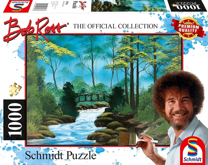 Puzzle Schmidt Bob Ross Samotny most 69 x 49 cm 1000 elementów (4001504575366) - obraz 1